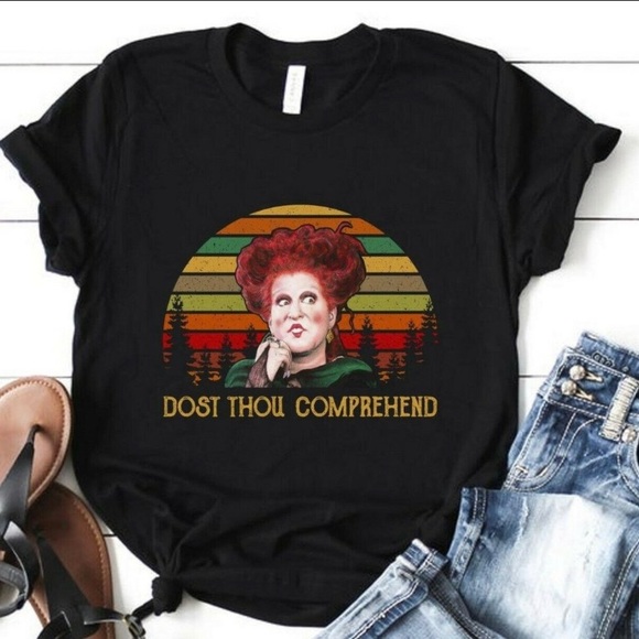 Bella Canvas Tops - LAST ONE! Dost Thou Comprehend Winifred Tee